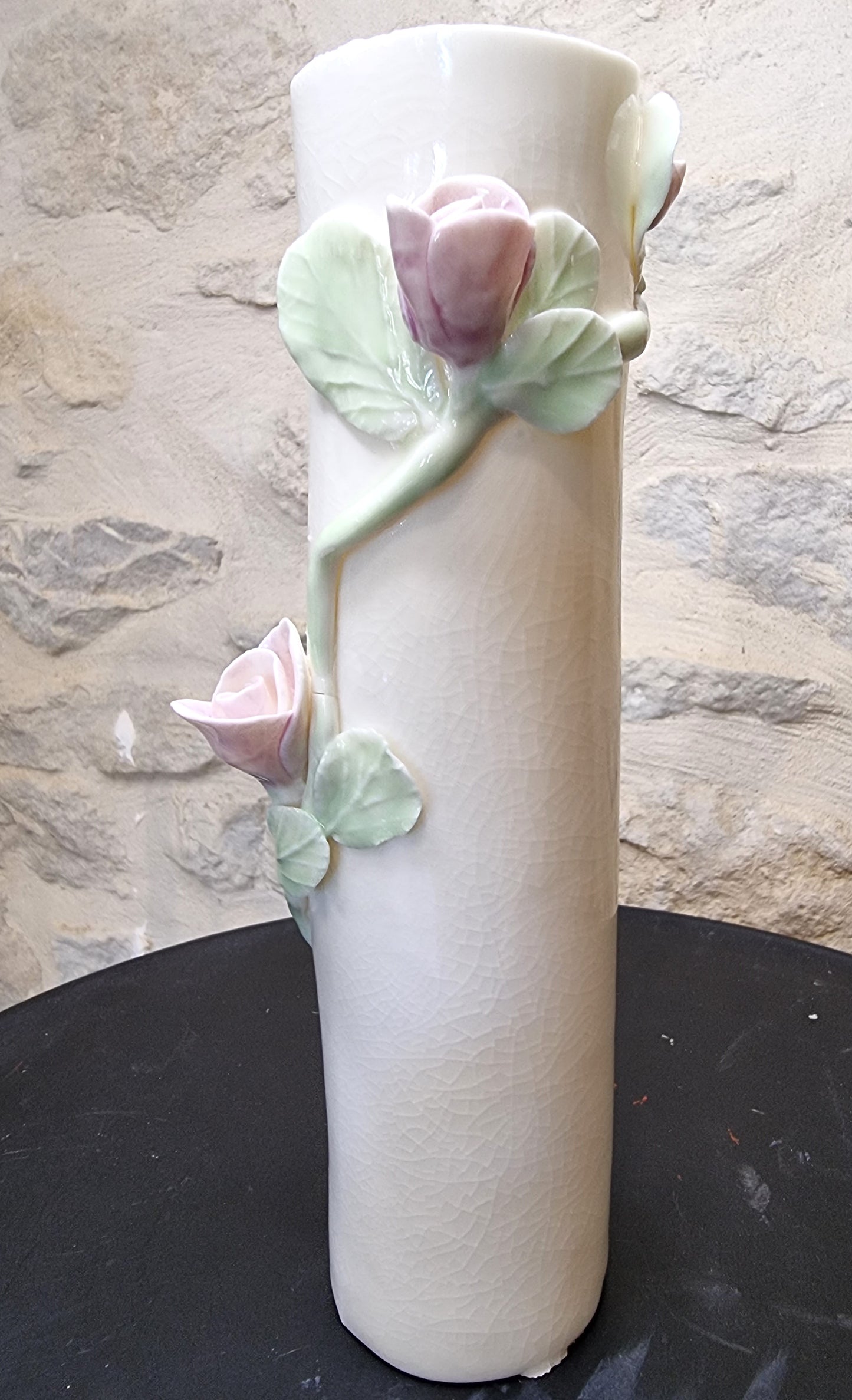 Vase fleur porcelaine 001