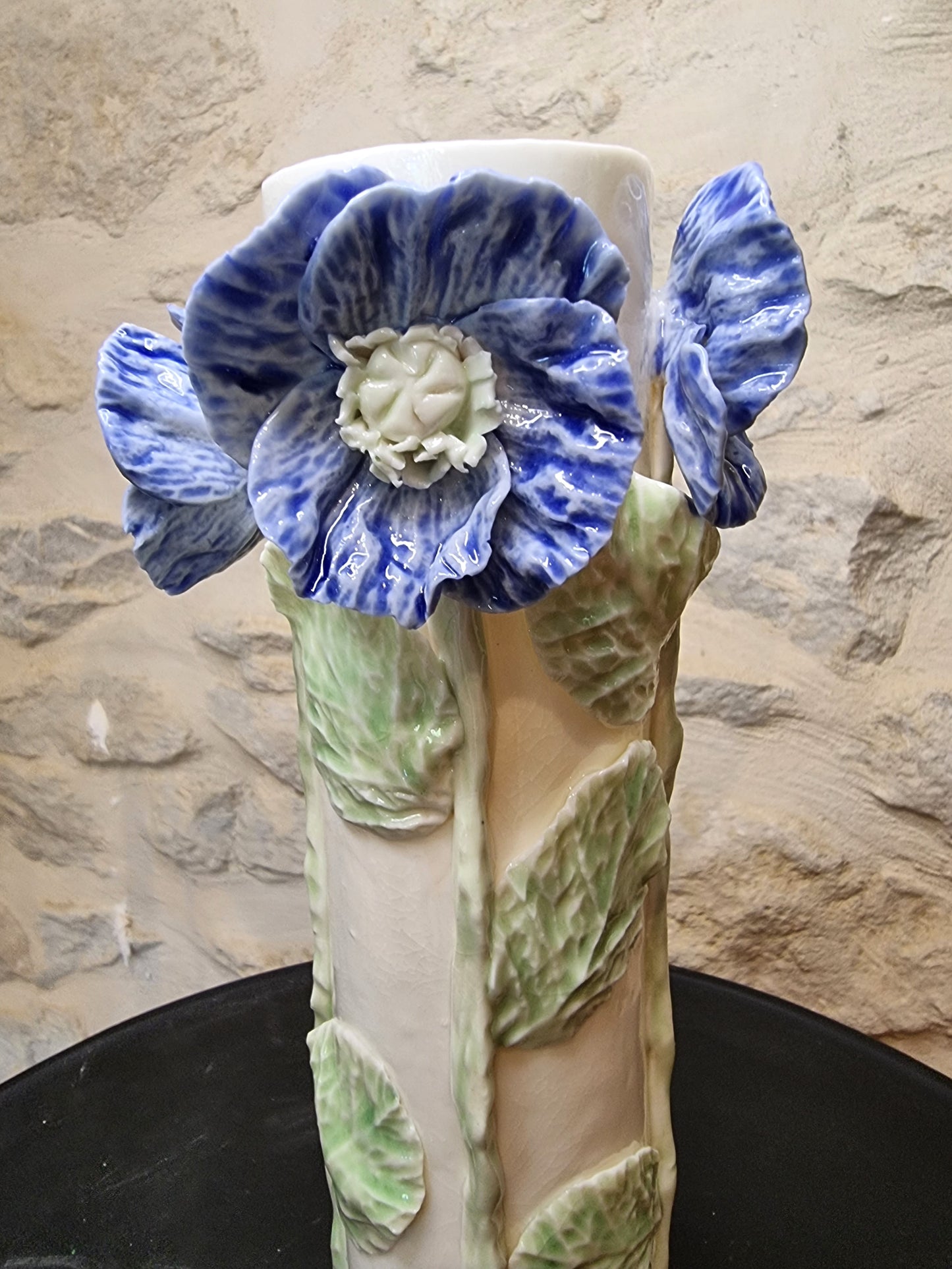 Vase fleur porcelaine 003