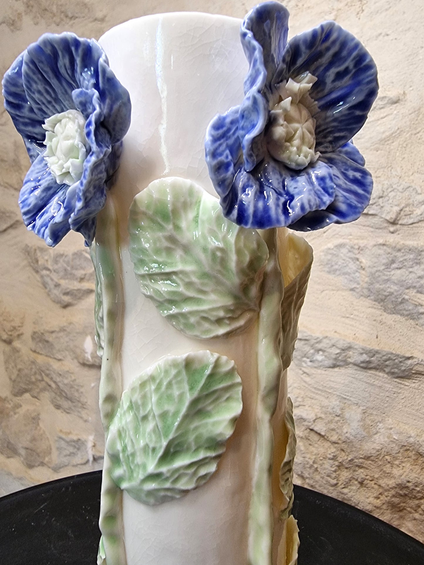 Vase fleur porcelaine 003