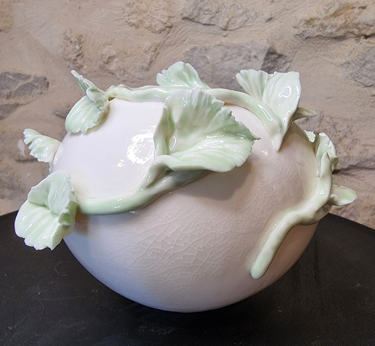 Vase fleur porcelaine 005