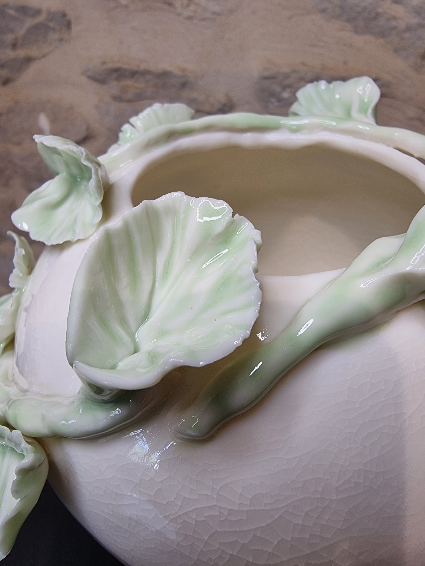 Vase fleur porcelaine 005