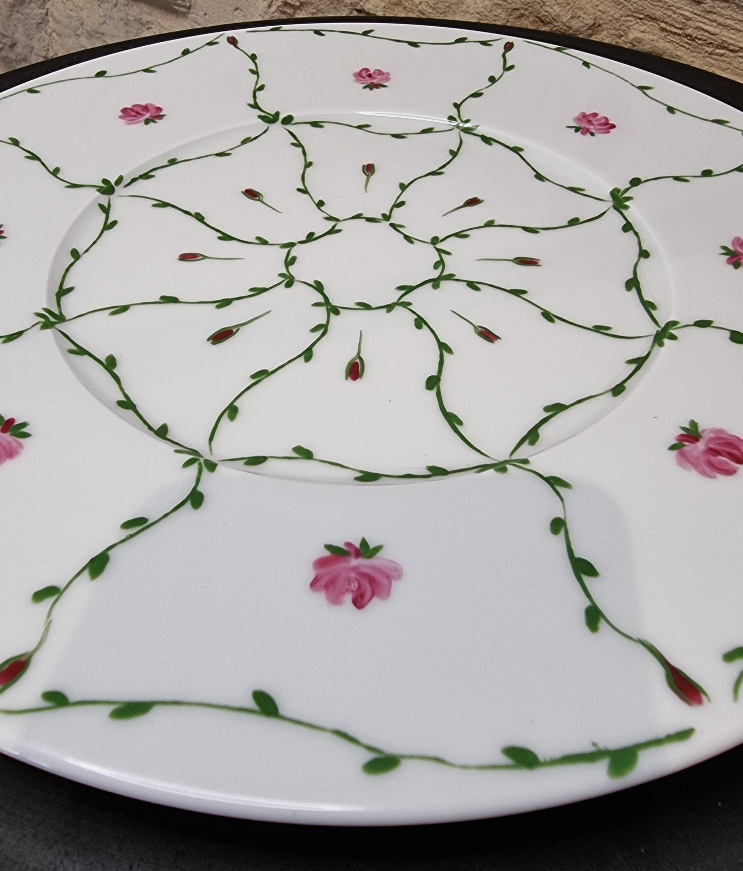Décor peint à la main assiette 003