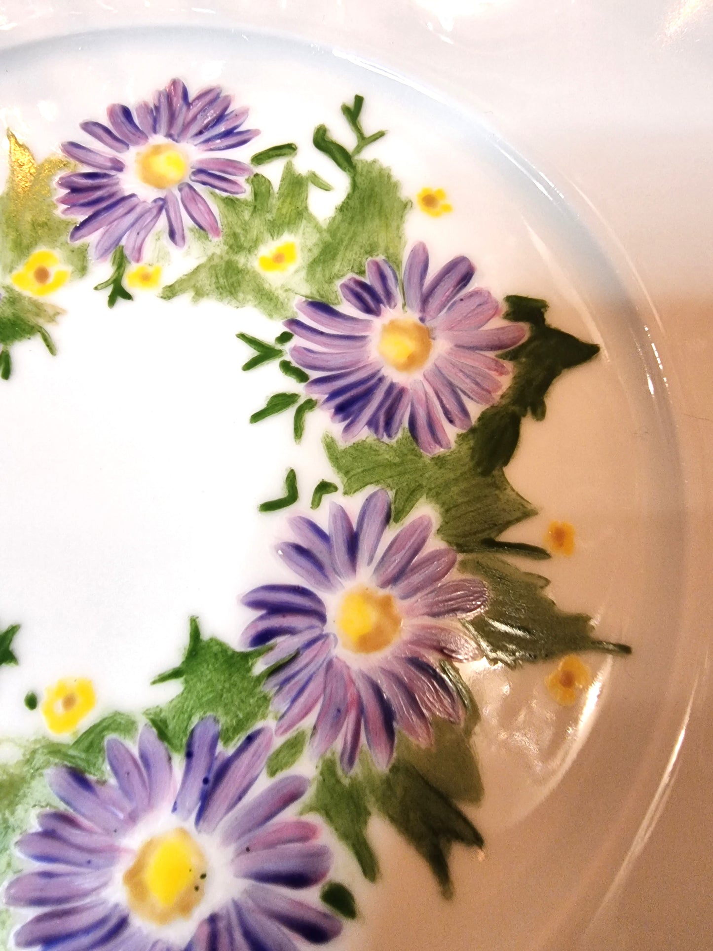 Décor peint à la main assiette 005