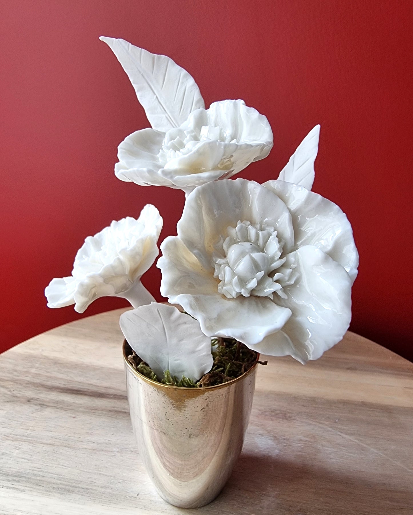 Pompadour porcelain flower 008