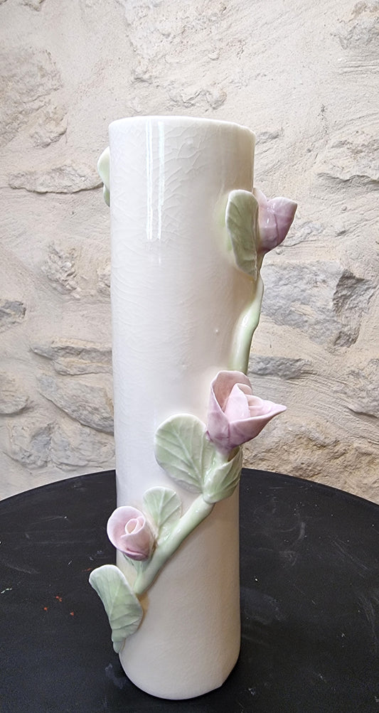 Vase fleur porcelaine 001