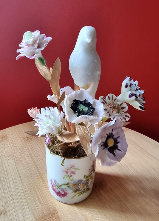 Pompadour porcelain flower 010