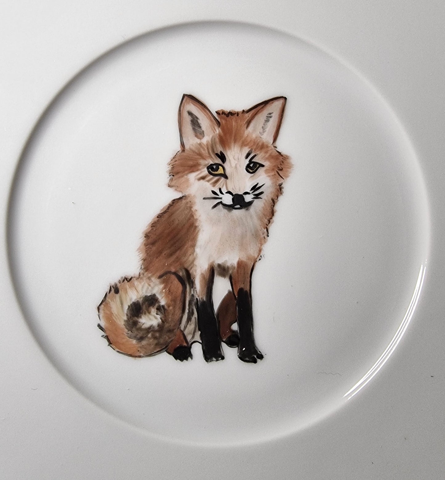 Hand-painted decoration plate 008