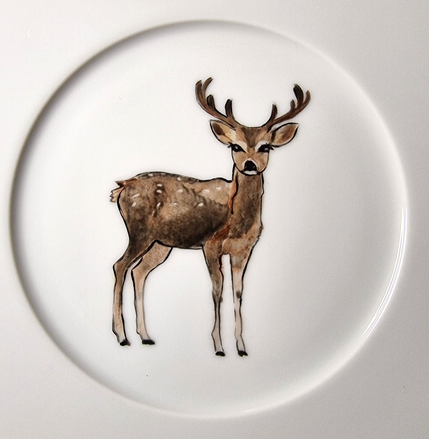 Hand-painted decoration plate 008