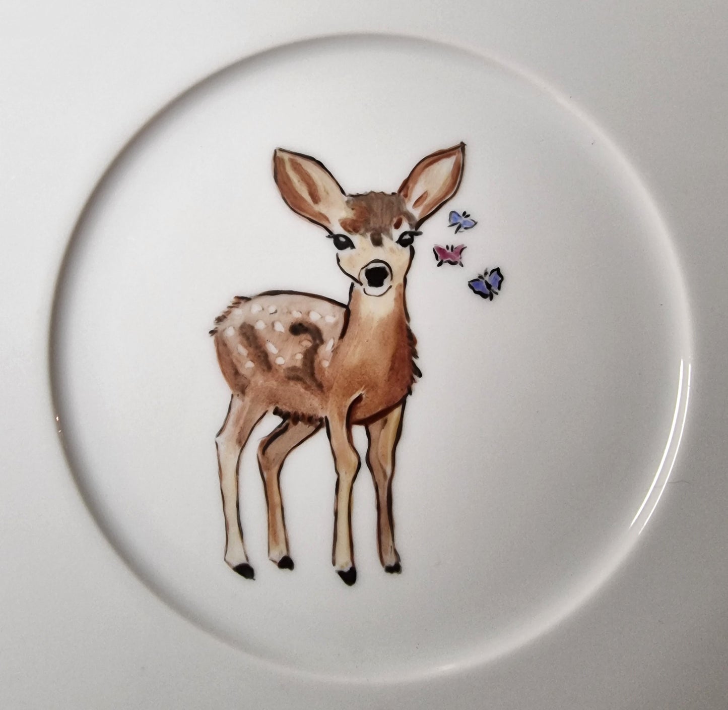 Hand-painted decoration plate 008