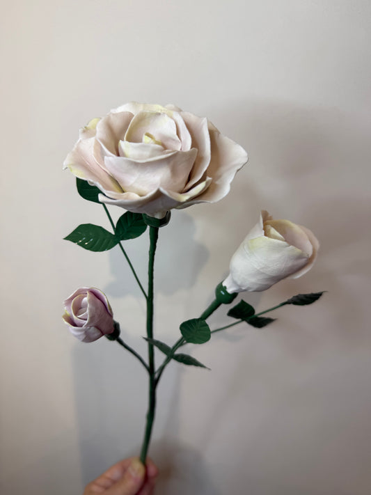 Fleur décorative en porcelaine - modèle Test