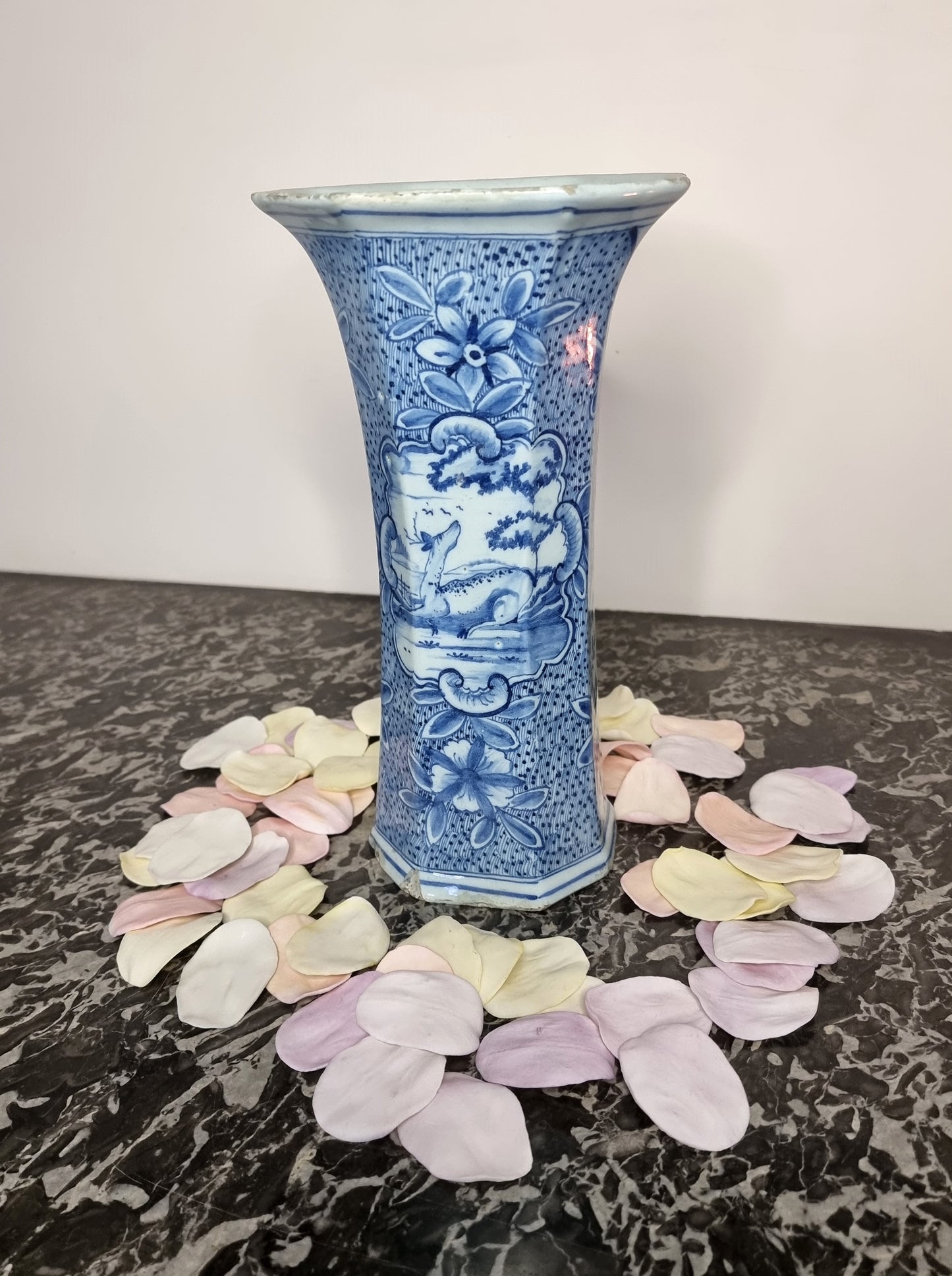 Porcelain rose petals