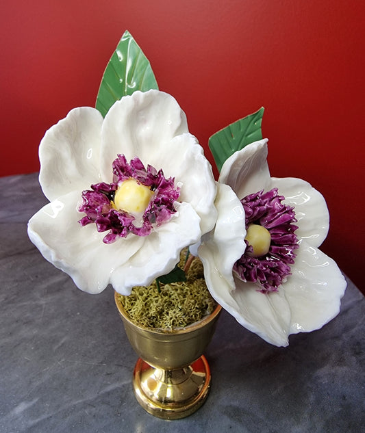 Pompadour porcelain flower 003